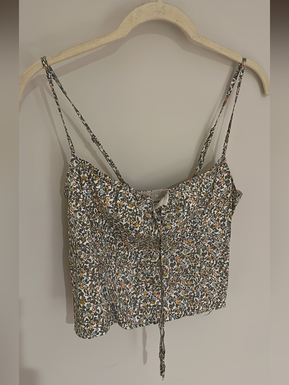 Abercrombie & Fitch Floral Smocked Crop Top XS